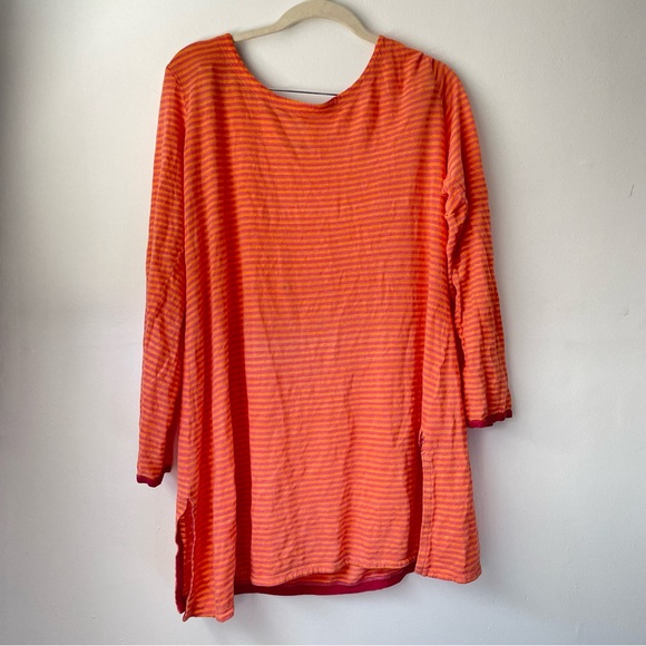 Eileen Fisher Tops - Eileen Fisher Linen Striped Sleepshirt